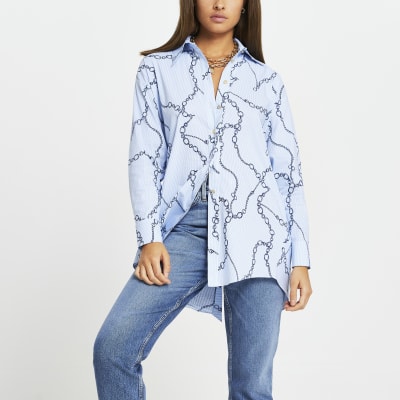 chain print shirt river island