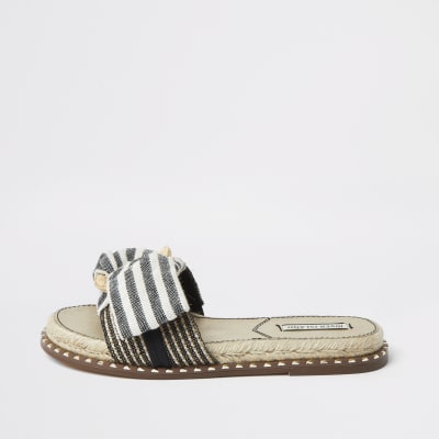 striped espadrille