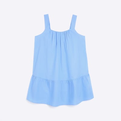 Blue Swing Mini Dress