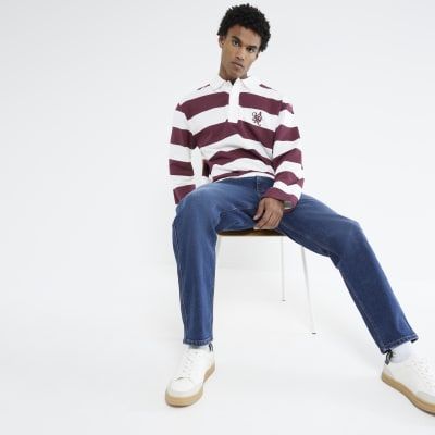 Blue Tapered Fit Jeans
