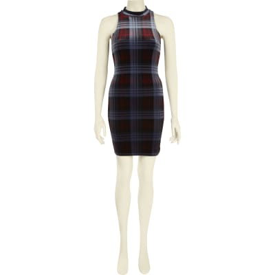 tartan bodycon