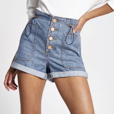 denim mom shorts uk