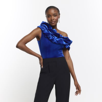 River island sale ruffle top