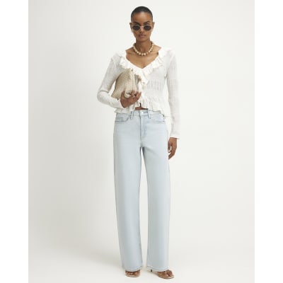 Washed Core Barrel Leg Jeans