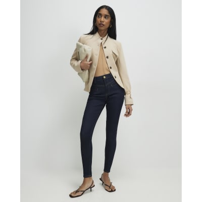 Blue Welt Pocket Skinny Jeans