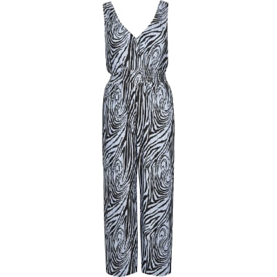 river island plisse jumpsuit