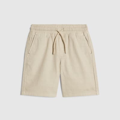 Boys Beige Pull On Shorts