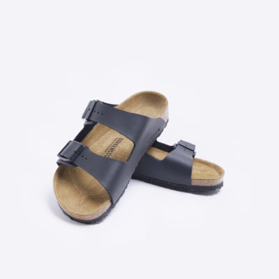 Boys Black Birkenstock Sandals