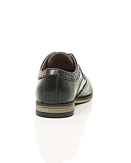 360 degree animation of product Boys black brogues frame-15