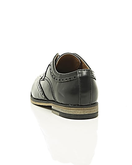 360 degree animation of product Boys black brogues frame-17
