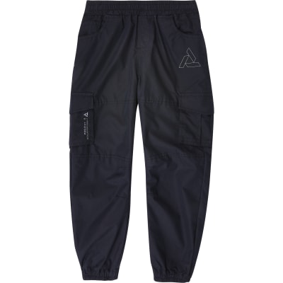boys navy cargo trousers