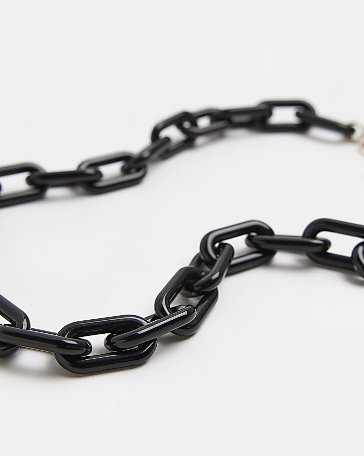 Boys Black Chain necklace