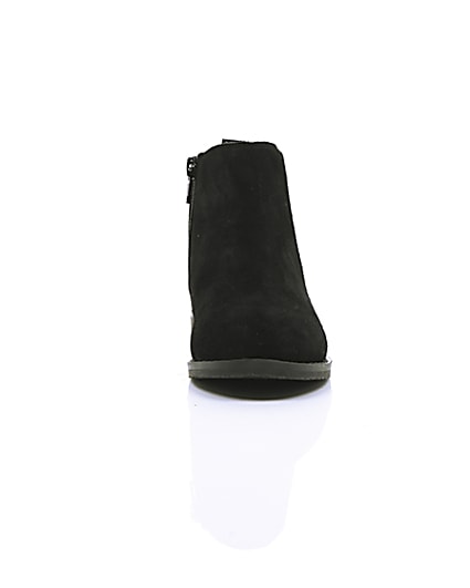 360 degree animation of product Boys black chelsea boots frame-4