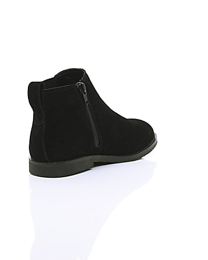 360 degree animation of product Boys black chelsea boots frame-13