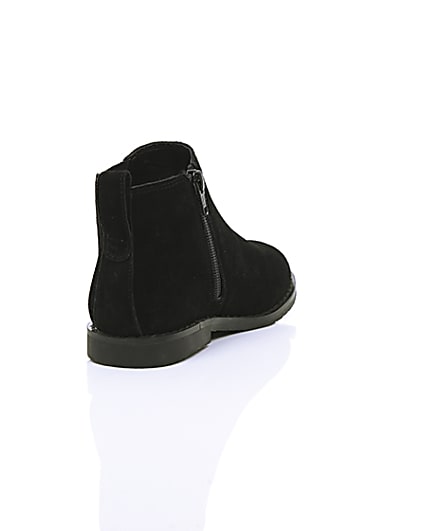 360 degree animation of product Boys black chelsea boots frame-14