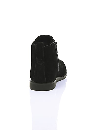 360 degree animation of product Boys black chelsea boots frame-15