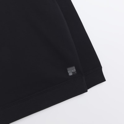 Boys Black Crew Neck Sweatshirt
