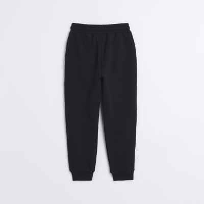 black cuffed joggers