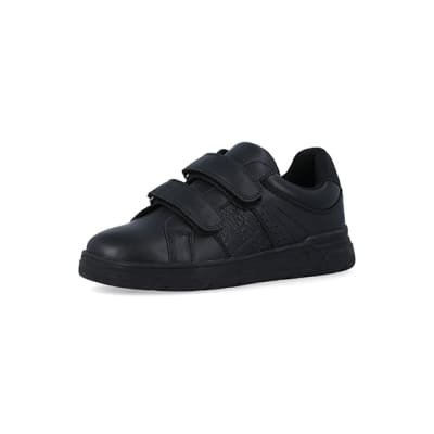 Boys leather velcro on sale trainers