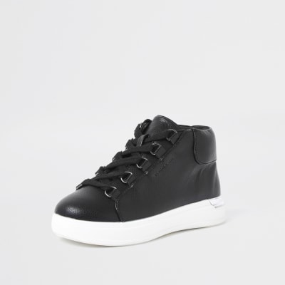 boys black hi tops