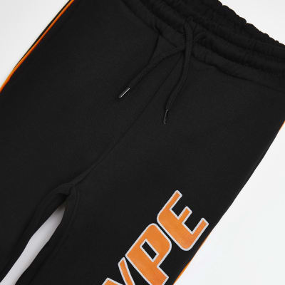 hype black joggers