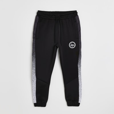 hype black joggers