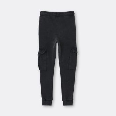 hype black joggers