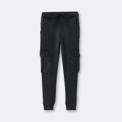hype black joggers