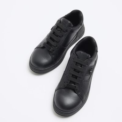 River island store boys school shoes