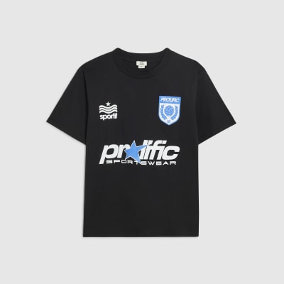 Boys Black Prolific Star T-Shirt
