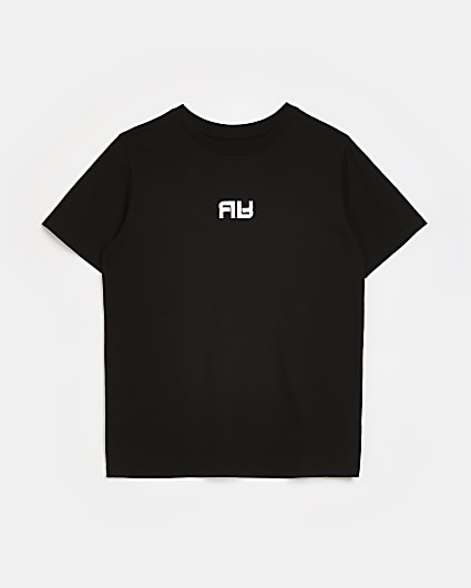 Boys black RR branded t-shirt