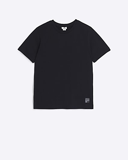Boys Black Short Sleeve T-shirt