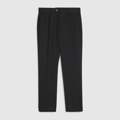 Boys Black Tailored Suit Trousers