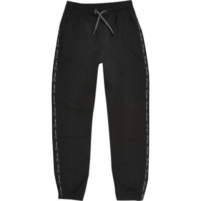 baby boy black joggers