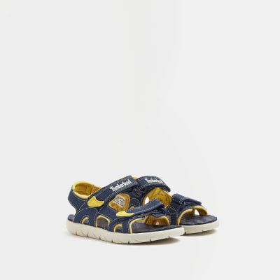 Boys Black Timberland Sandals