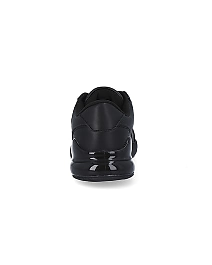 360 degree animation of product Boys black trainers frame-9
