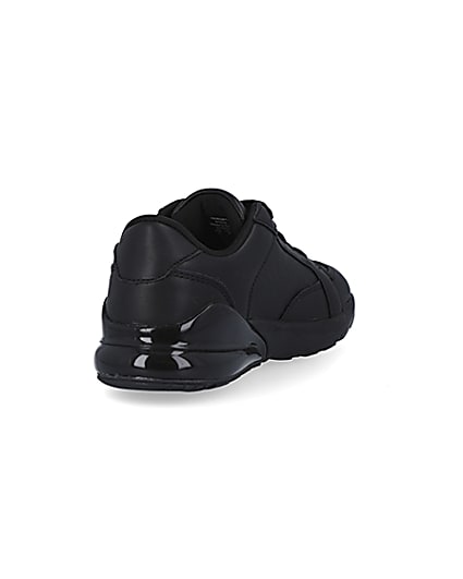 360 degree animation of product Boys black trainers frame-11