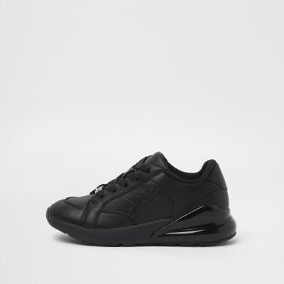 river island black trainers