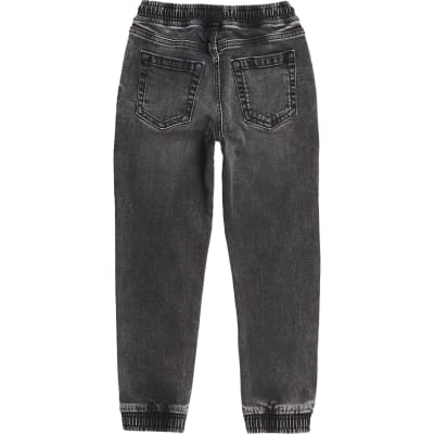 denim utility joggers womens