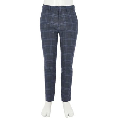 boys navy suit trousers
