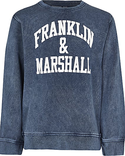 Boys blue Franklin & Marshall sweatshirt