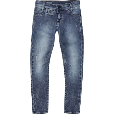 Boys blue G-Star Raw Skinny Jeans | River Island