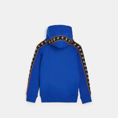 Boys blue HYPE logo hoodie