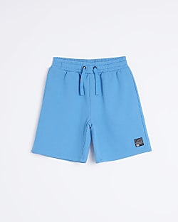 Boys Blue Jersey Shorts