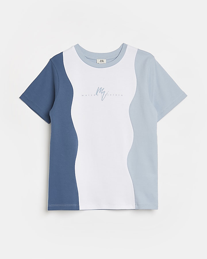 Boys blue Maison Rivera t-shirt