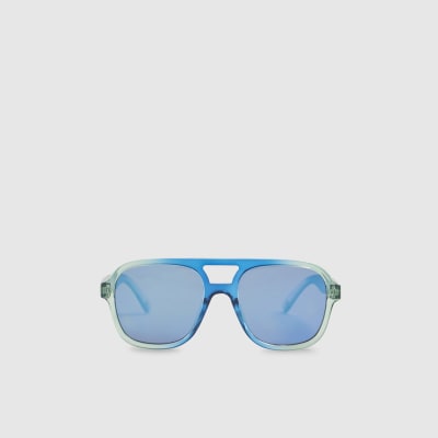 Boys Blue Ombre Aviator Sunglasses