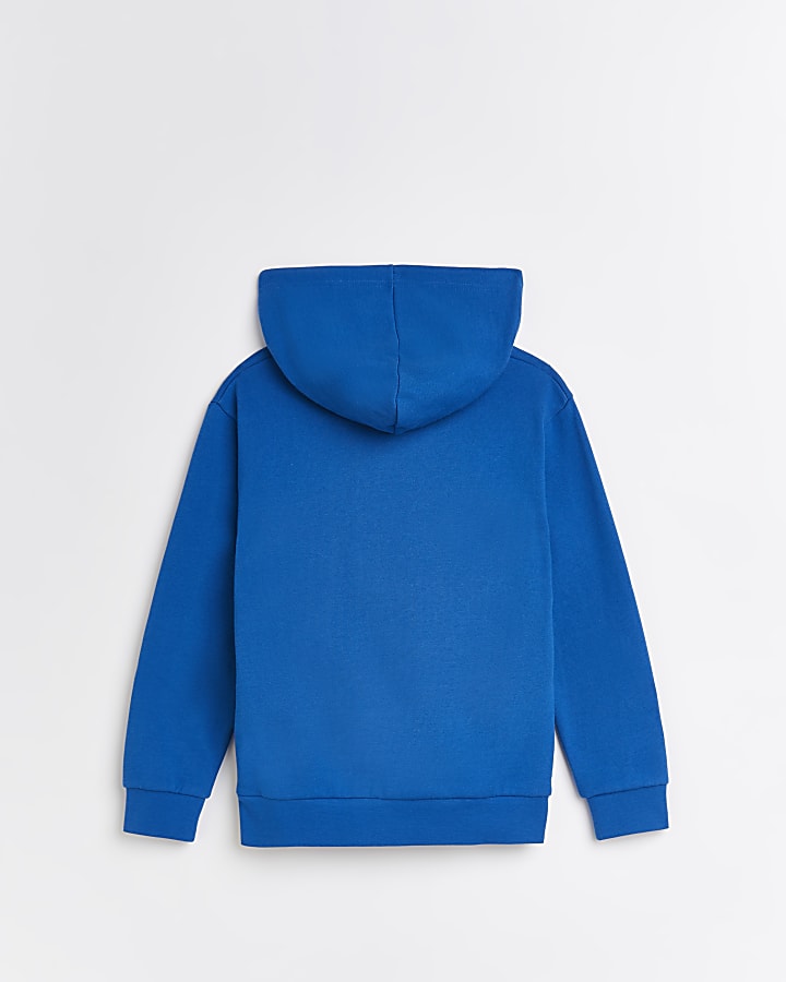 Boys blue RI branded hoodie