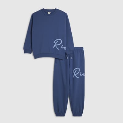 Boys Blue RI Sweatshirt & Joggers Set
