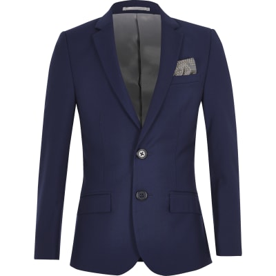 boys blue suit jacket