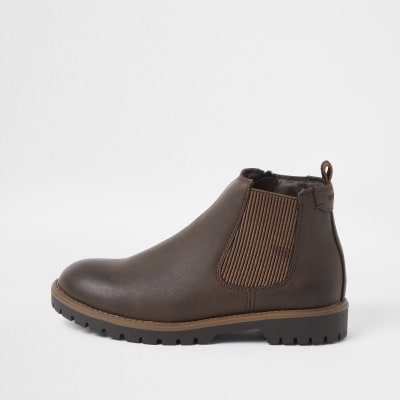 next boys brown boots